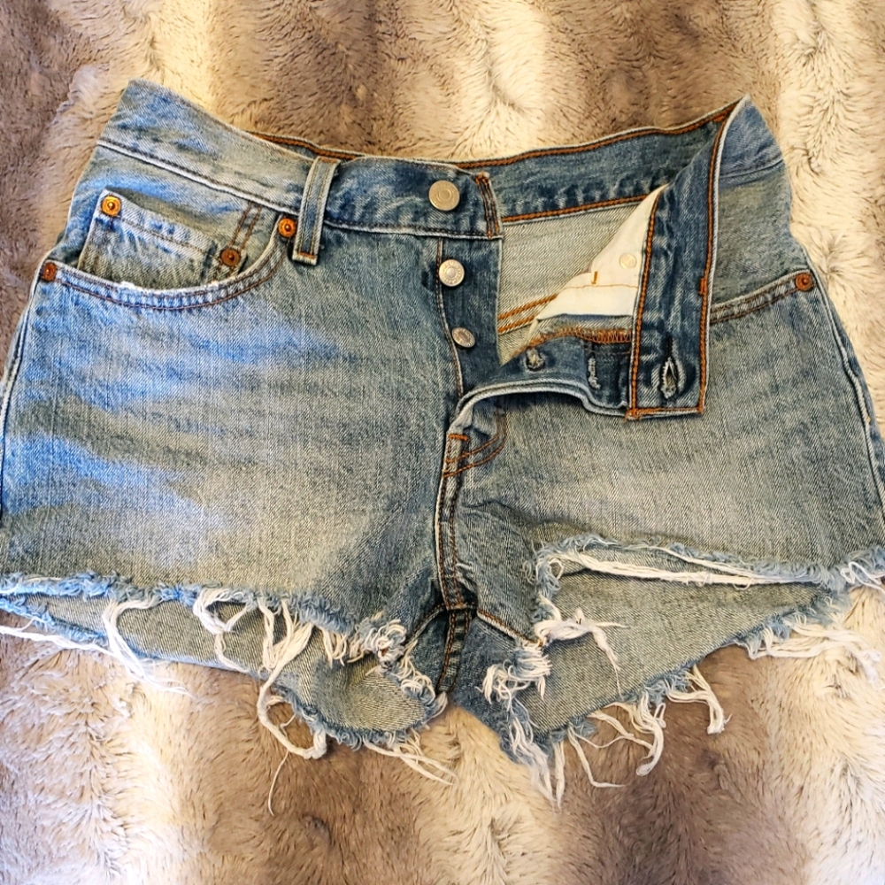 Levi's 501 Button Fly Cutoff Jean Shorts